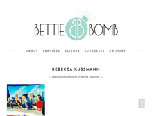 Tablet Screenshot of bettiebombpr.com